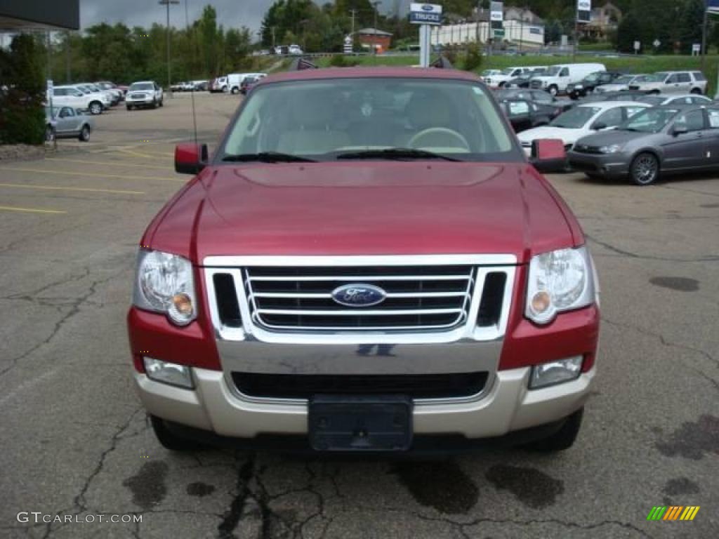 2006 Explorer Eddie Bauer 4x4 - Redfire Metallic / Camel photo #10