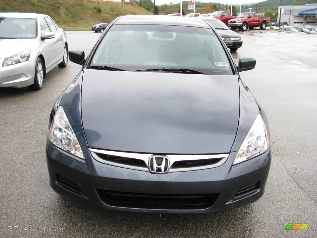 2007 Accord EX Sedan - Graphite Pearl / Gray photo #10