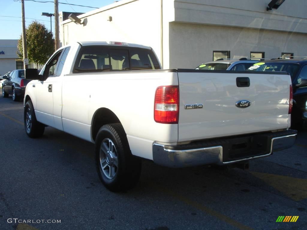 2005 F150 XLT Regular Cab - Oxford White / Medium Flint Grey photo #6