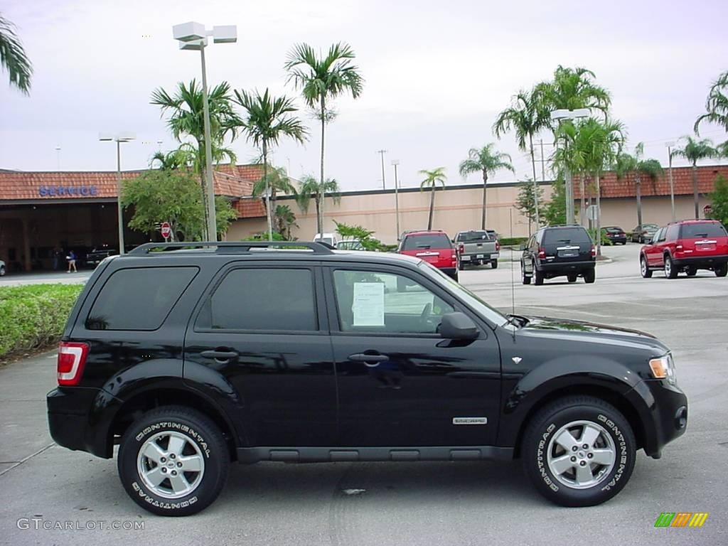 2008 Escape XLT V6 - Black / Charcoal photo #2