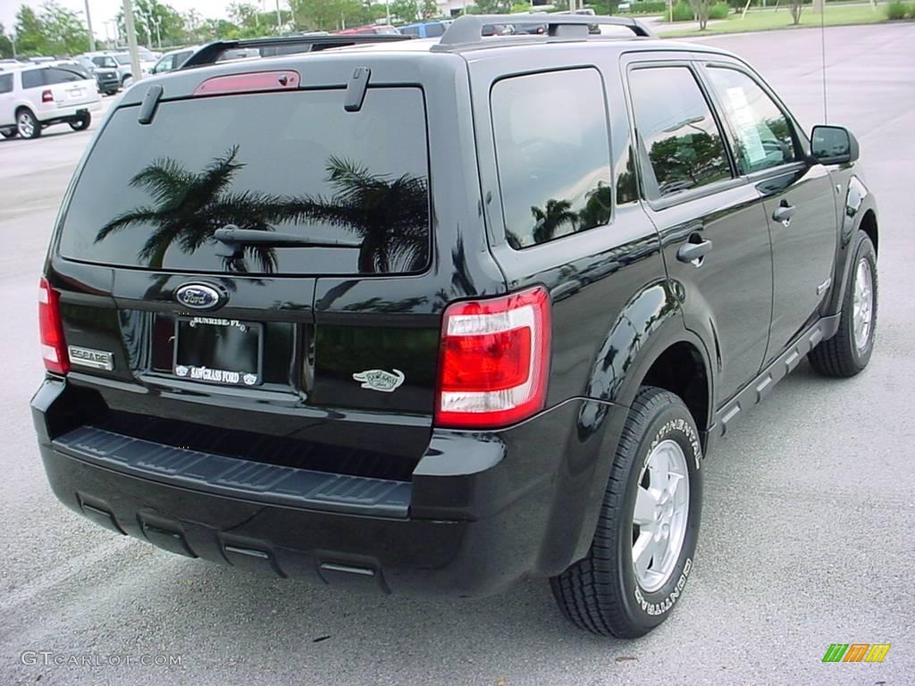 2008 Escape XLT V6 - Black / Charcoal photo #3