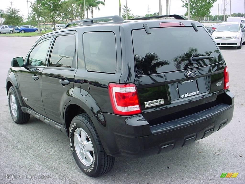 2008 Escape XLT V6 - Black / Charcoal photo #6