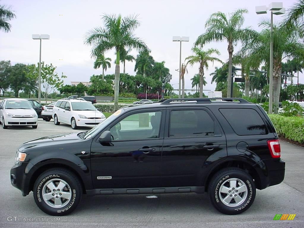 2008 Escape XLT V6 - Black / Charcoal photo #7