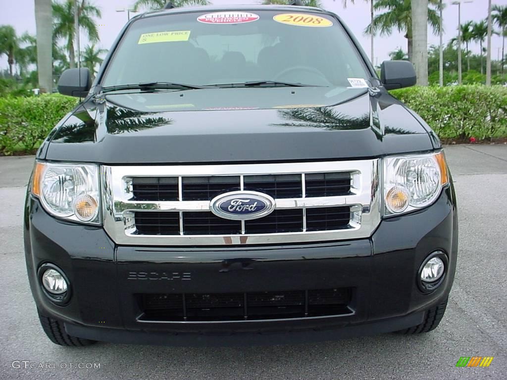 2008 Escape XLT V6 - Black / Charcoal photo #9