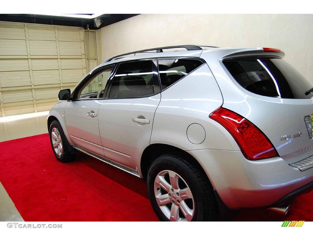 2006 Murano SL - Brilliant Silver Metallic / Cafe Latte photo #9