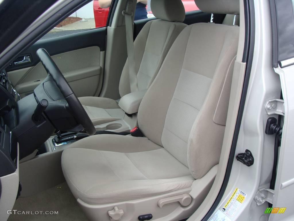 2008 Fusion SEL V6 - Dune Pearl Metallic / Camel photo #16