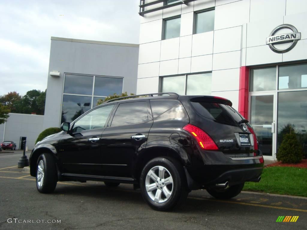 2006 Murano S AWD - Super Black / Charcoal photo #8