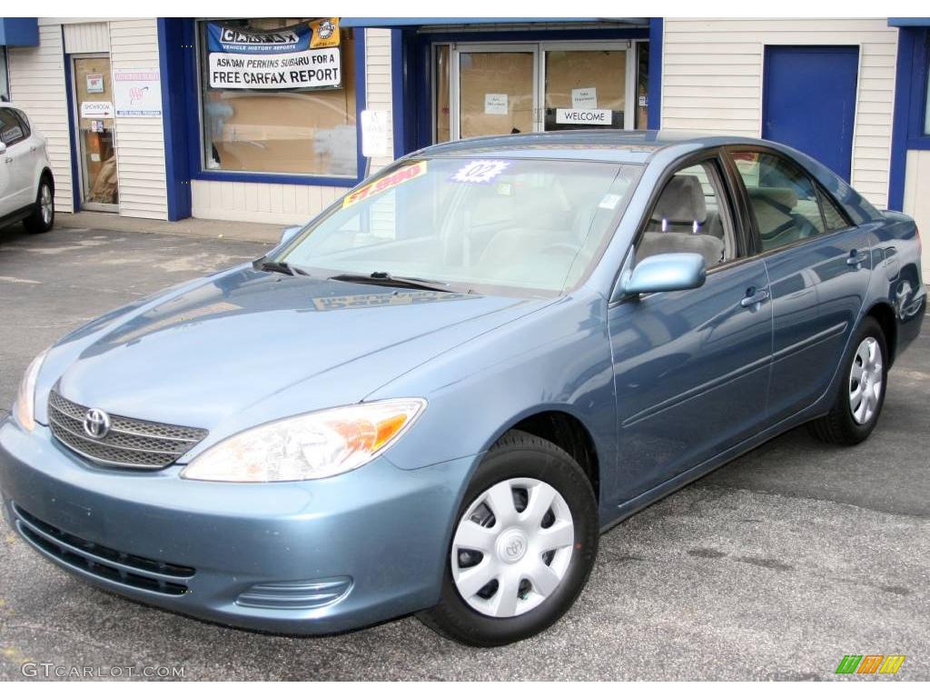 2002 Camry LE - Catalina Blue Metallic / Stone photo #1