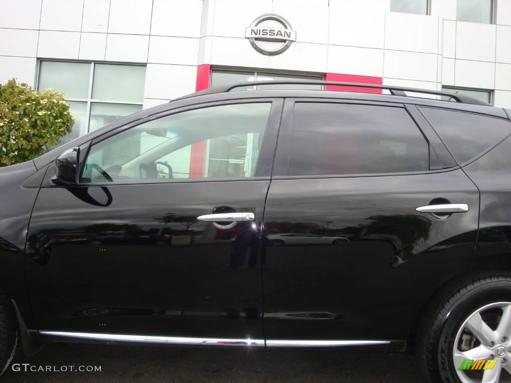 2009 Murano S AWD - Super Black / Black photo #17