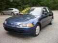 1992 Harvard Blue Pearl Honda Civic EX Sedan  photo #1