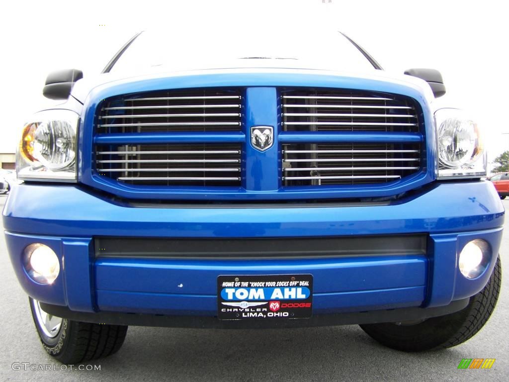 2007 Ram 1500 Sport Quad Cab 4x4 - Electric Blue Pearl / Medium Slate Gray photo #3