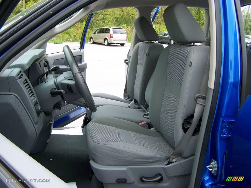 2007 Ram 1500 Sport Quad Cab 4x4 - Electric Blue Pearl / Medium Slate Gray photo #7