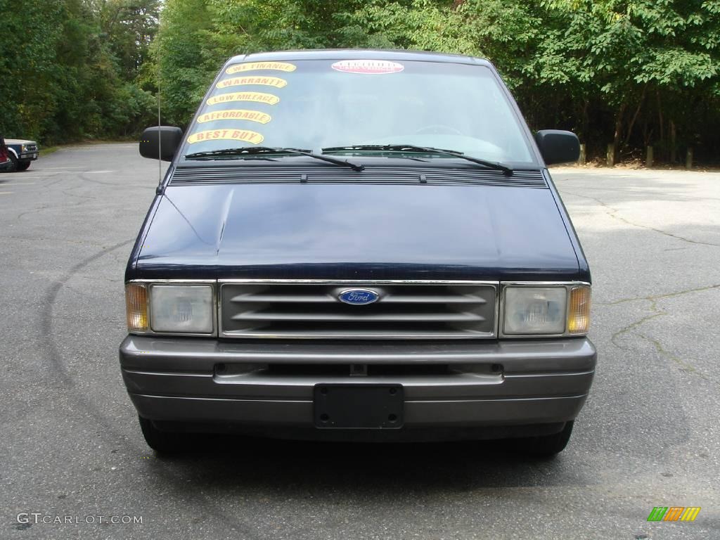 1997 Aerostar XLT - Dark Lapis Blue Metallic / Grey photo #2