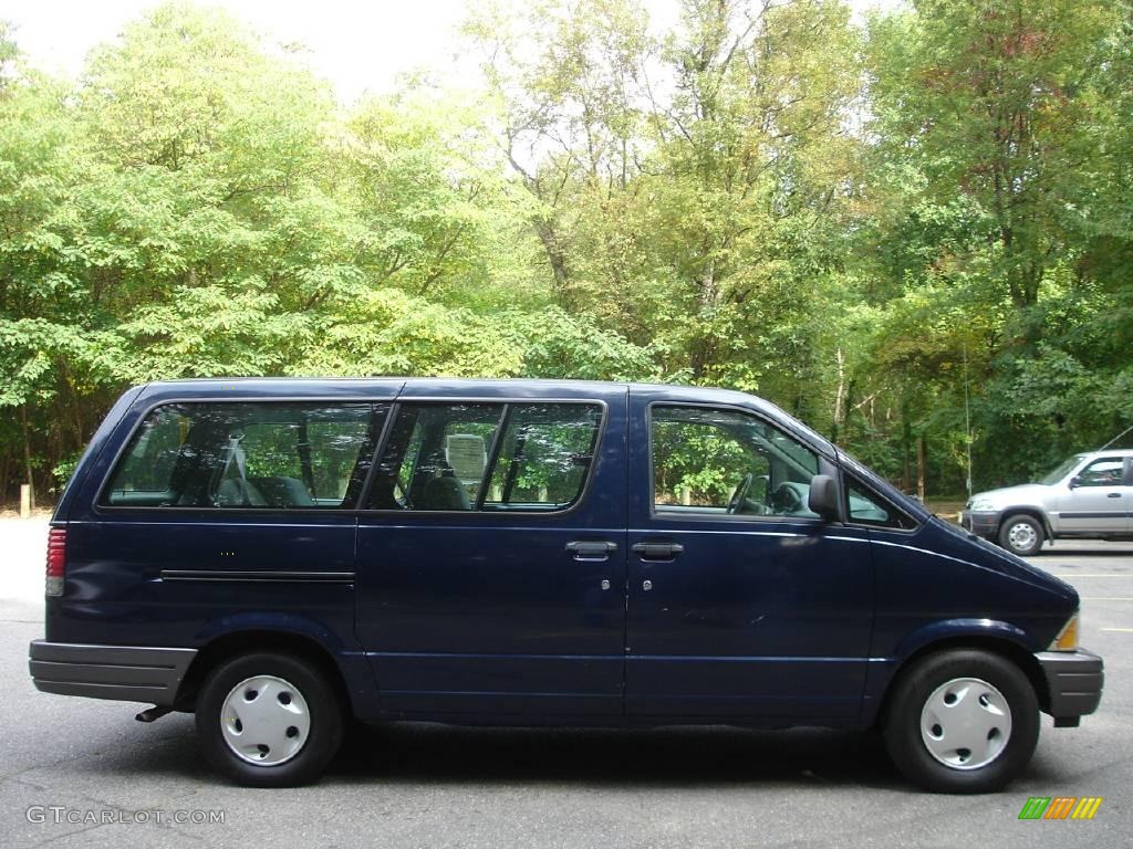 Dark Lapis Blue Metallic 1997 Ford Aerostar XLT Exterior Photo #1896799