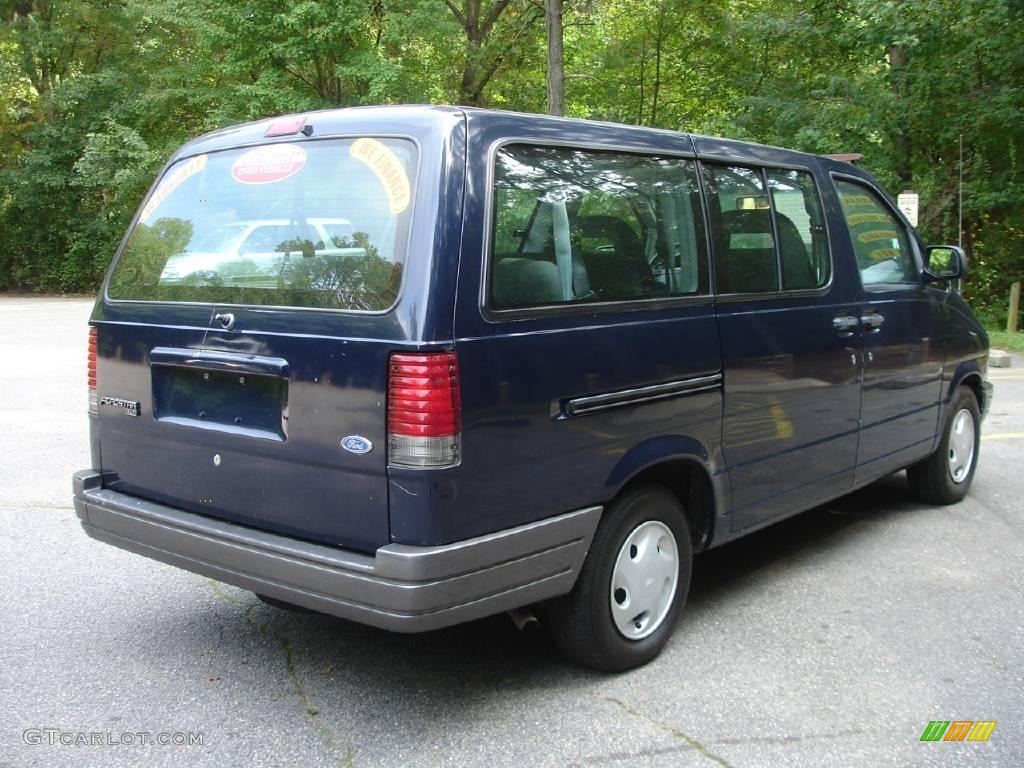 1997 Aerostar XLT - Dark Lapis Blue Metallic / Grey photo #5