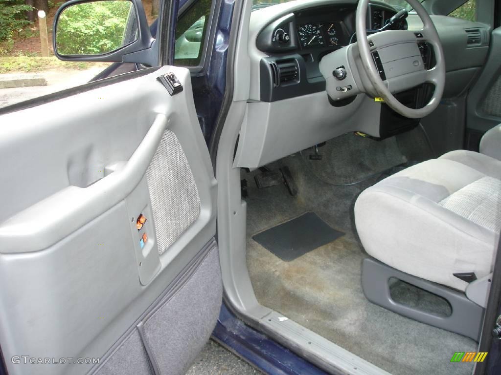 1997 Aerostar XLT - Dark Lapis Blue Metallic / Grey photo #9
