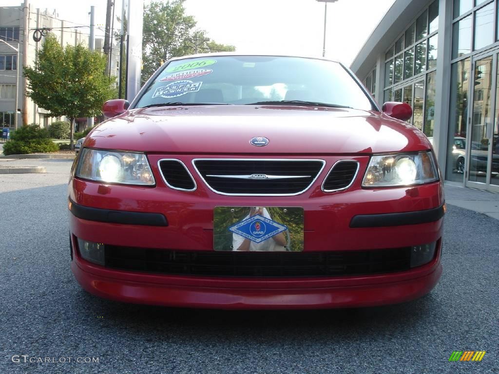 2006 9-3 Aero Sport Sedan - Laser Red / Parchment photo #13