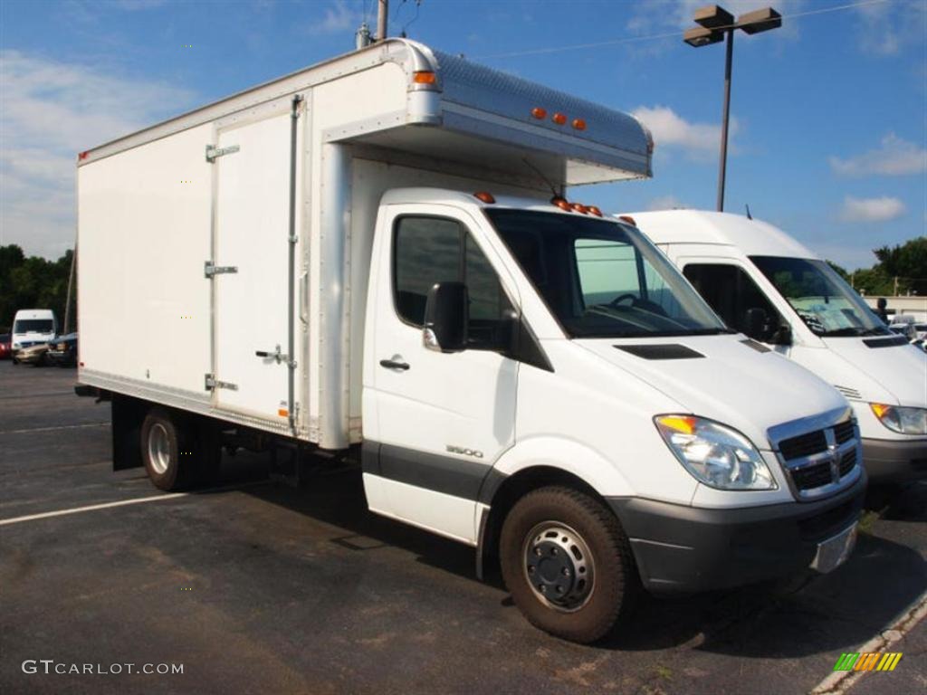 2008 Sprinter Van 3500 Chassis 170 Moving Truck - Arctic White / Gray photo #1
