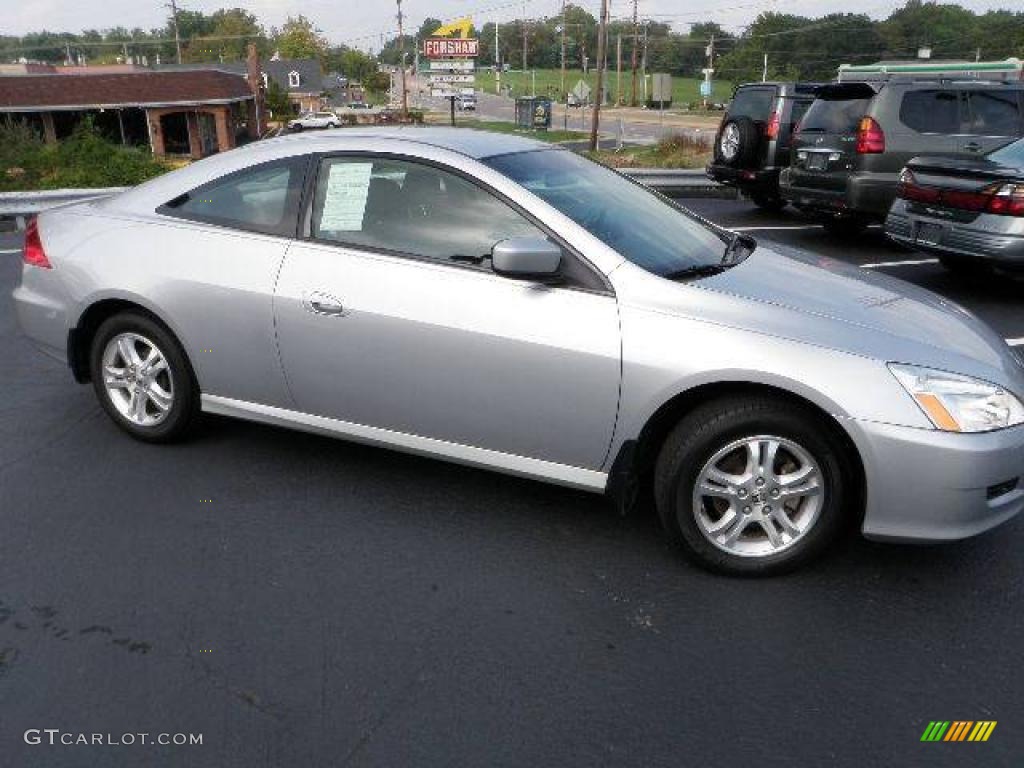 2006 Accord LX Coupe - Alabaster Silver Metallic / Black photo #7