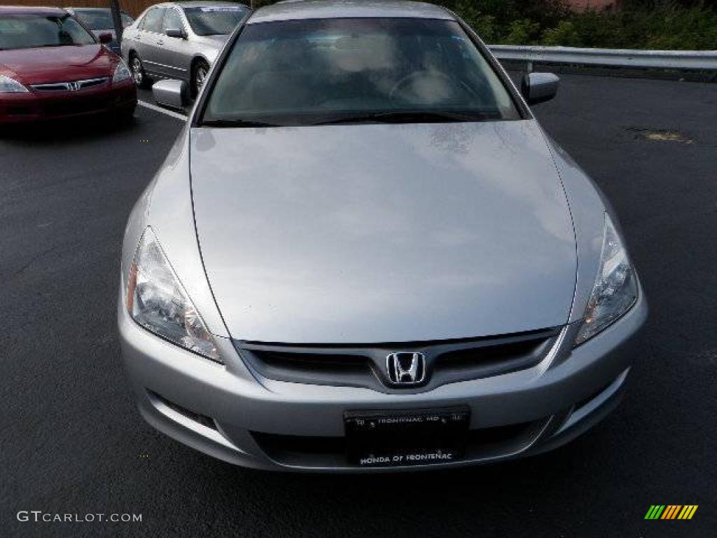2006 Accord LX Coupe - Alabaster Silver Metallic / Black photo #10