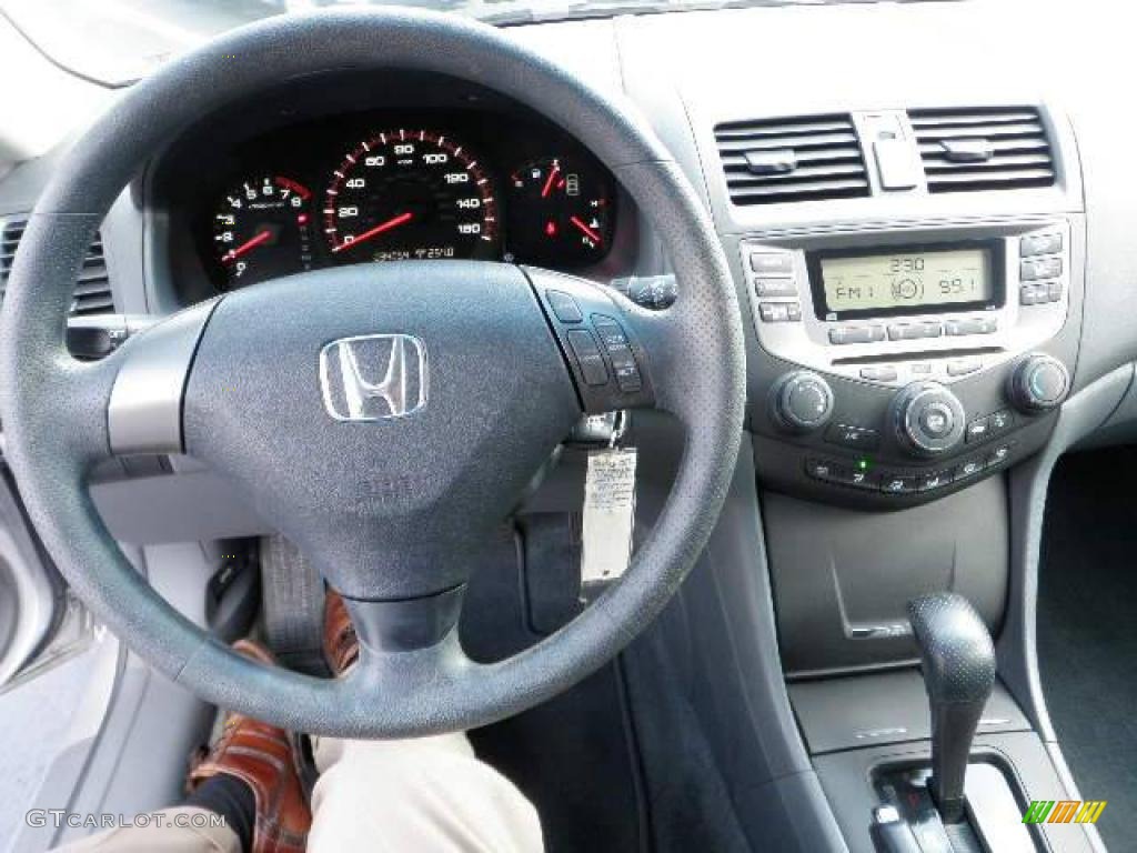 2006 Accord LX Coupe - Alabaster Silver Metallic / Black photo #20