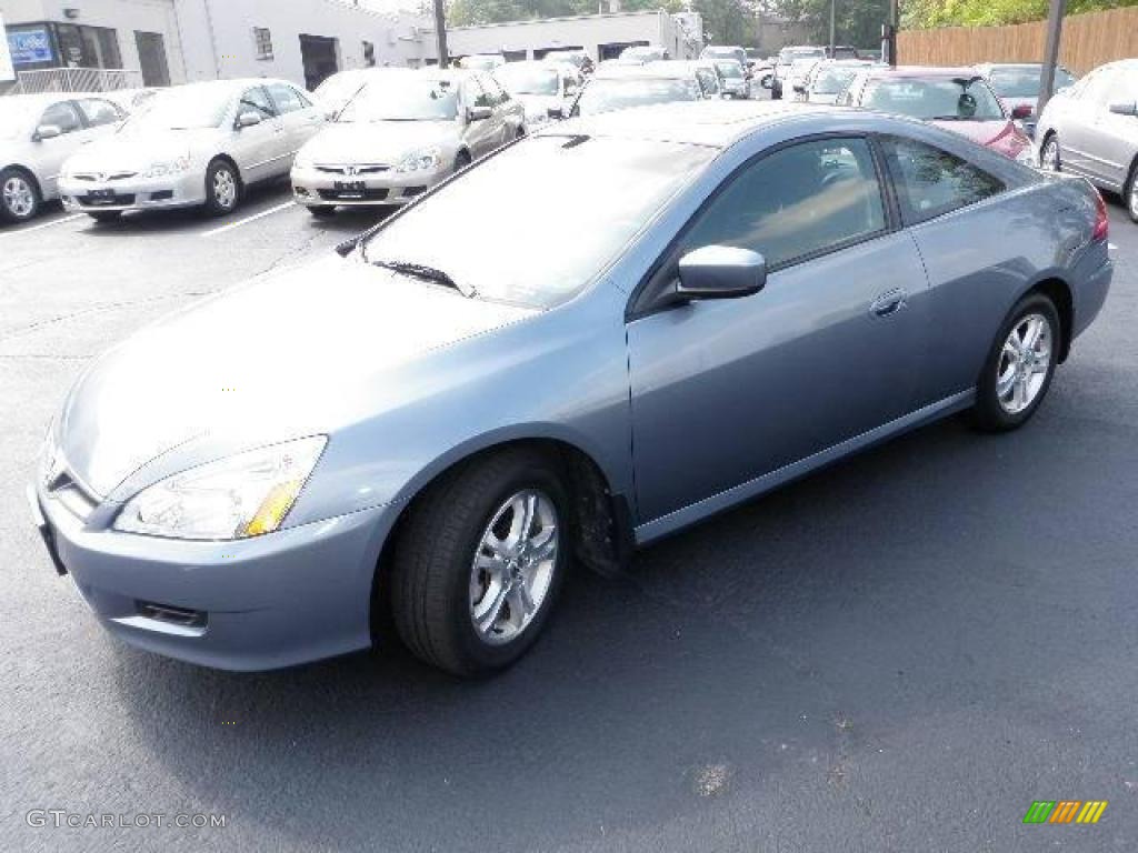 2006 Accord EX Coupe - Cool Blue Metallic / Black photo #2