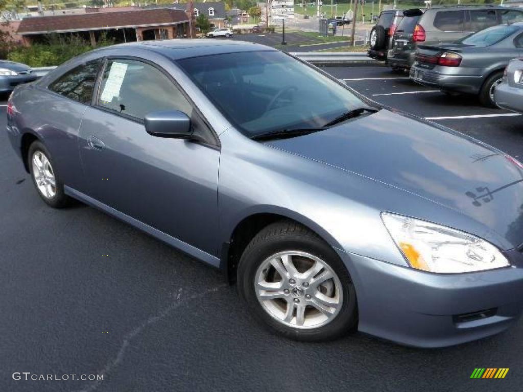 2006 Accord EX Coupe - Cool Blue Metallic / Black photo #10