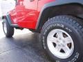 2005 Flame Red Jeep Wrangler Sport 4x4  photo #4
