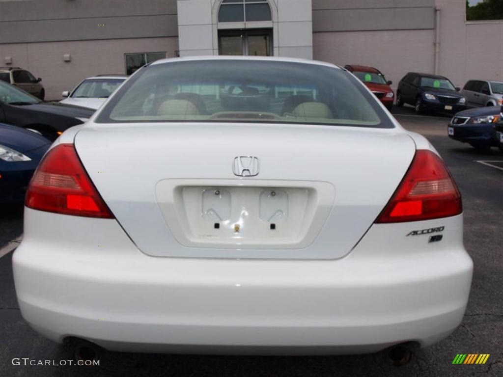 2003 Accord EX V6 Coupe - Taffeta White / Ivory photo #6