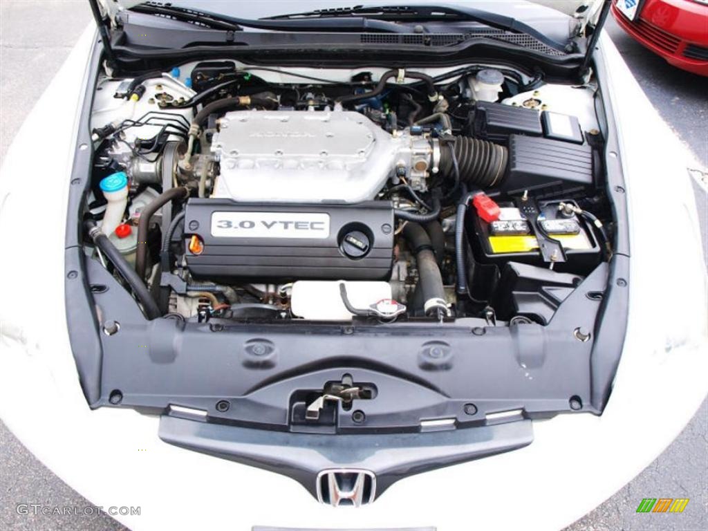 2003 Accord EX V6 Coupe - Taffeta White / Ivory photo #7