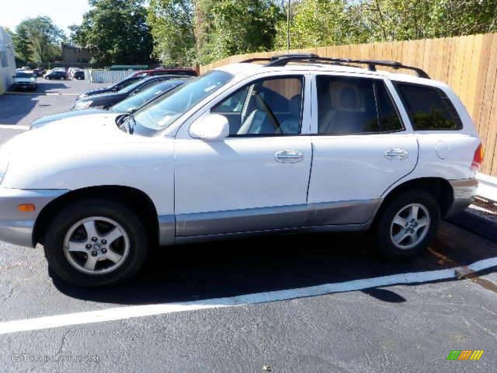 2004 Santa Fe LX - Nordic White / Beige photo #1