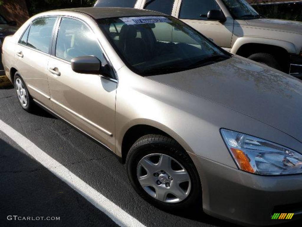 2007 Accord LX Sedan - Desert Mist Metallic / Ivory photo #1