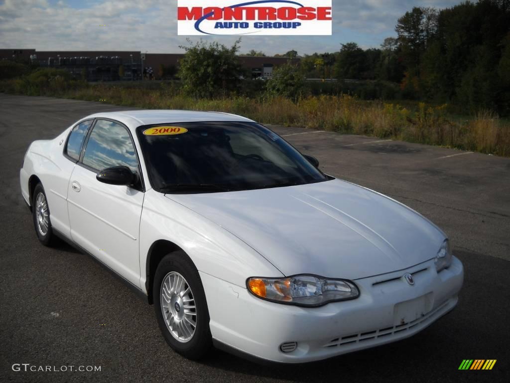 2000 Monte Carlo LS - Bright White / Ebony photo #19