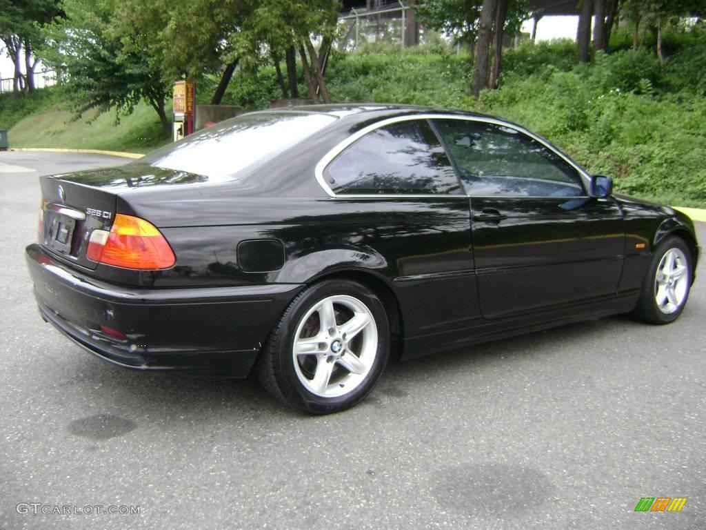 2000 3 Series 328i Coupe - Jet Black / Sand photo #5