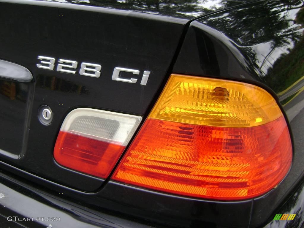 2000 3 Series 328i Coupe - Jet Black / Sand photo #8