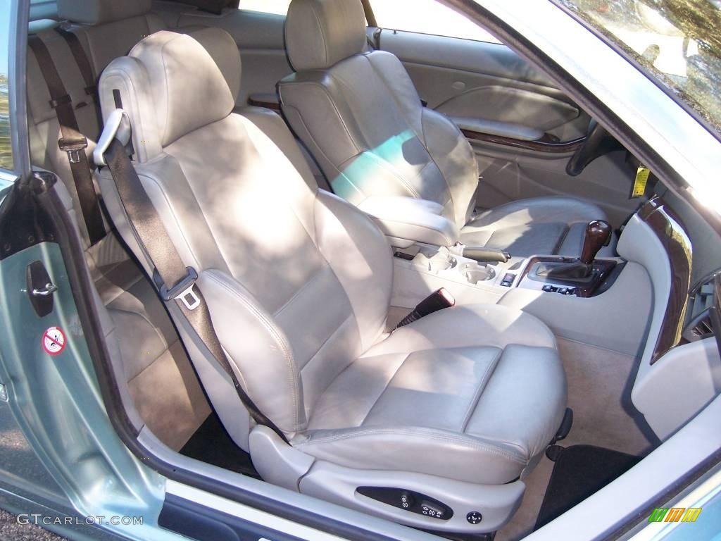 2002 3 Series 330i Convertible - Grey Green Metallic / Grey photo #33