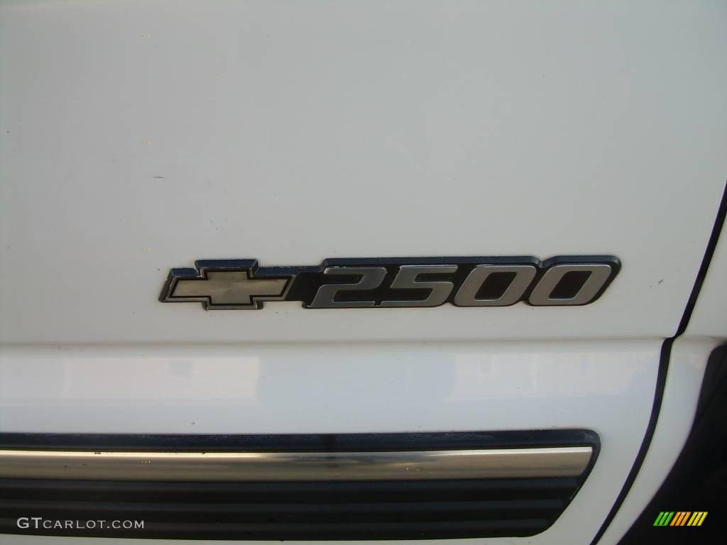 2000 Silverado 2500 LT Extended Cab 4x4 - Summit White / Tan photo #15