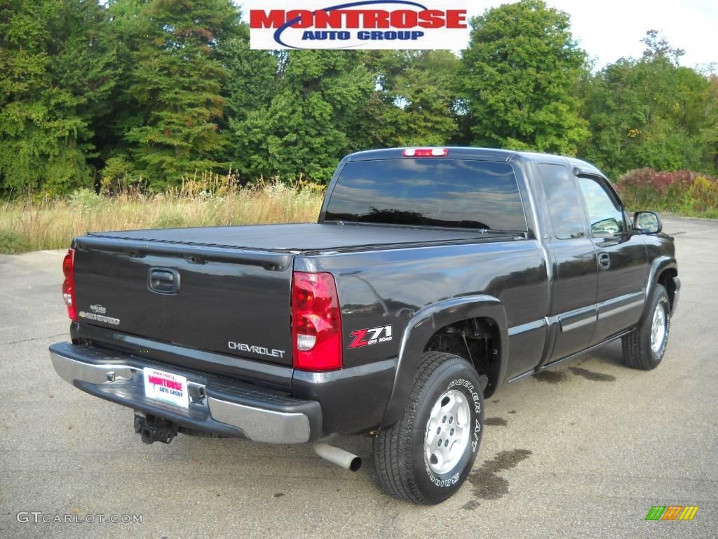 2003 Silverado 1500 LT Extended Cab 4x4 - Dark Gray Metallic / Dark Charcoal photo #3