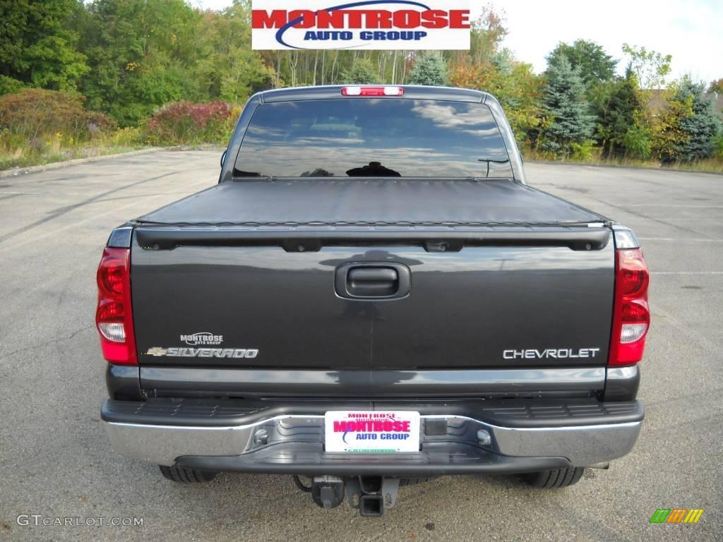 2003 Silverado 1500 LT Extended Cab 4x4 - Dark Gray Metallic / Dark Charcoal photo #4