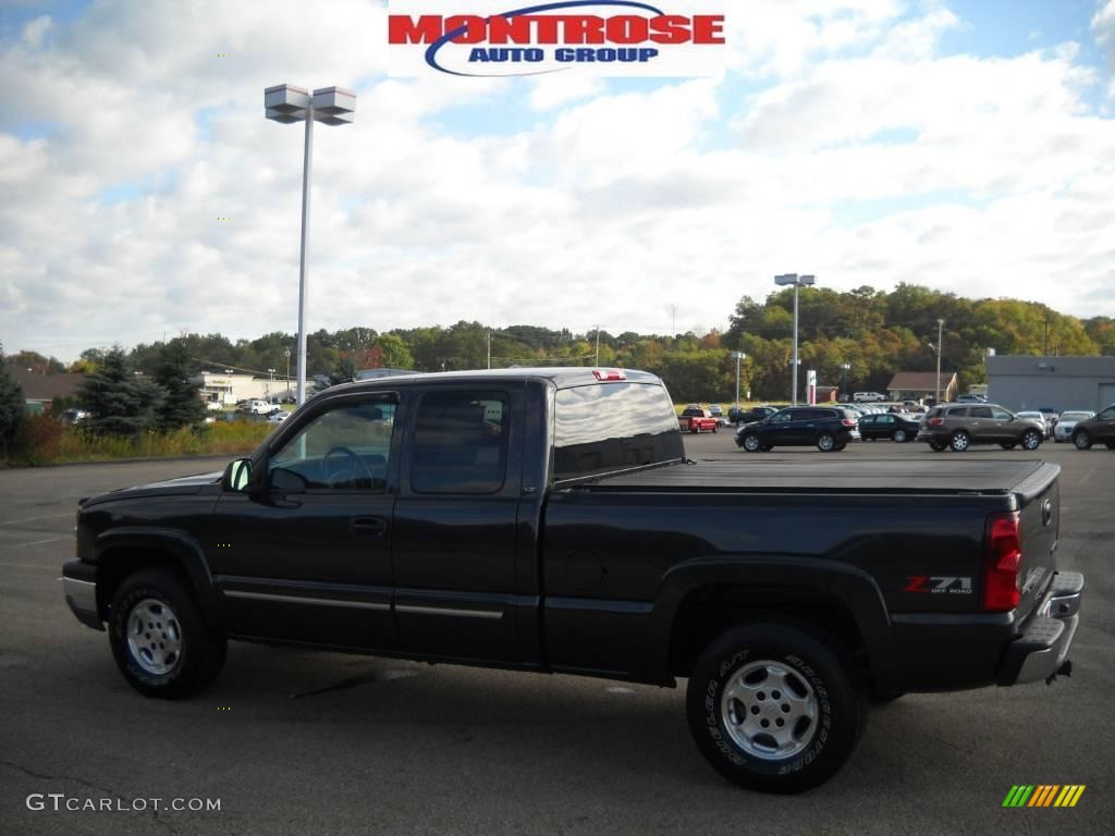 2003 Silverado 1500 LT Extended Cab 4x4 - Dark Gray Metallic / Dark Charcoal photo #6
