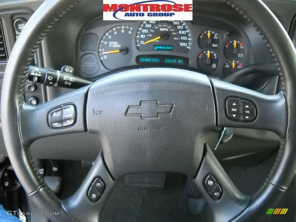 2003 Silverado 1500 LT Extended Cab 4x4 - Dark Gray Metallic / Dark Charcoal photo #29