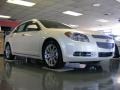 White Diamond Tricoat - Malibu LTZ Sedan Photo No. 4