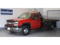 Victory Red - Silverado 3500HD LS Regular Cab 4x4 Chassis Photo No. 1