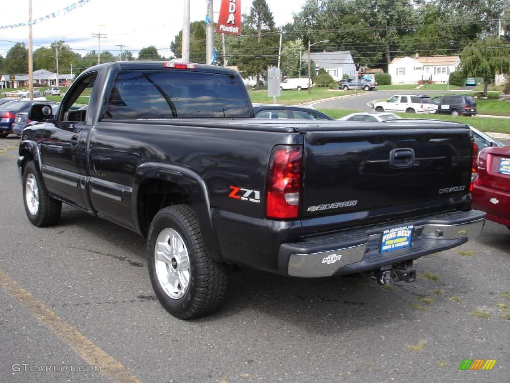 2004 Silverado 1500 Z71 Regular Cab 4x4 - Dark Gray Metallic / Dark Charcoal photo #5