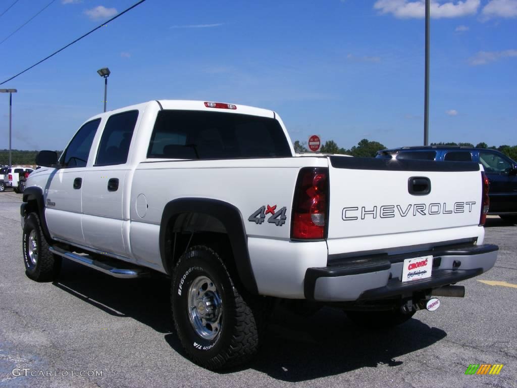 2006 Silverado 2500HD Crew Cab 4x4 - Summit White / Dark Charcoal photo #6