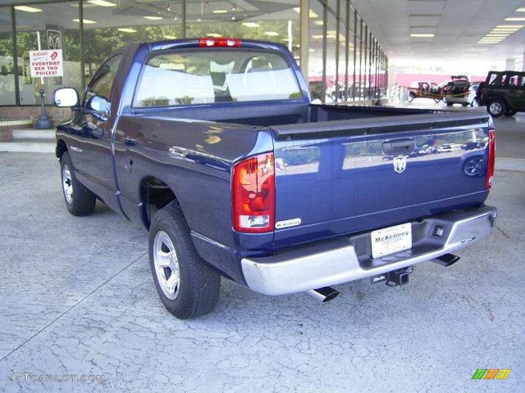 2006 Ram 1500 ST Regular Cab - Patriot Blue Pearl / Medium Slate Gray photo #2