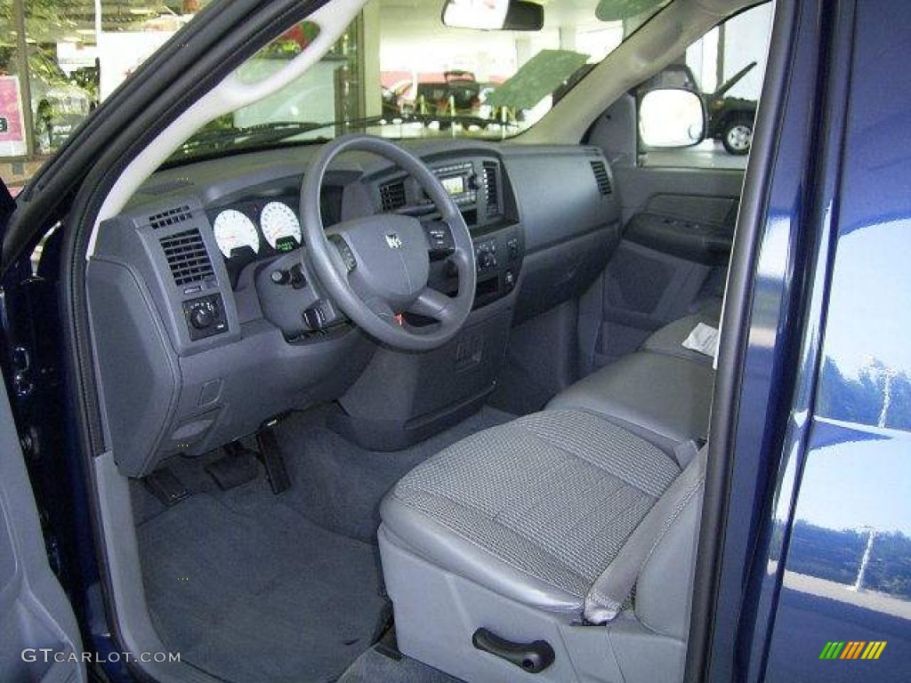 2006 Ram 1500 ST Regular Cab - Patriot Blue Pearl / Medium Slate Gray photo #24