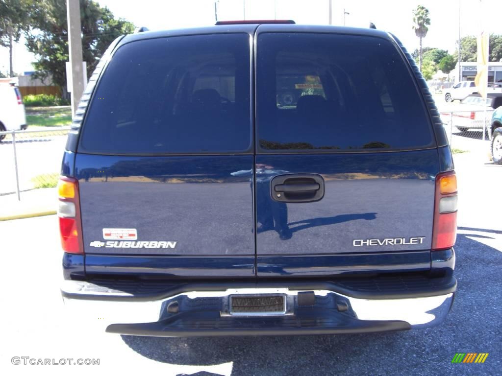 2003 Suburban 1500 LS - Indigo Blue Metallic / Gray/Dark Charcoal photo #8