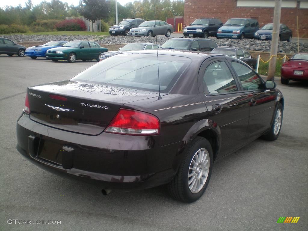 2004 Sebring LXi Sedan - Deep Lava Red Metallic / Dark Slate Gray photo #9