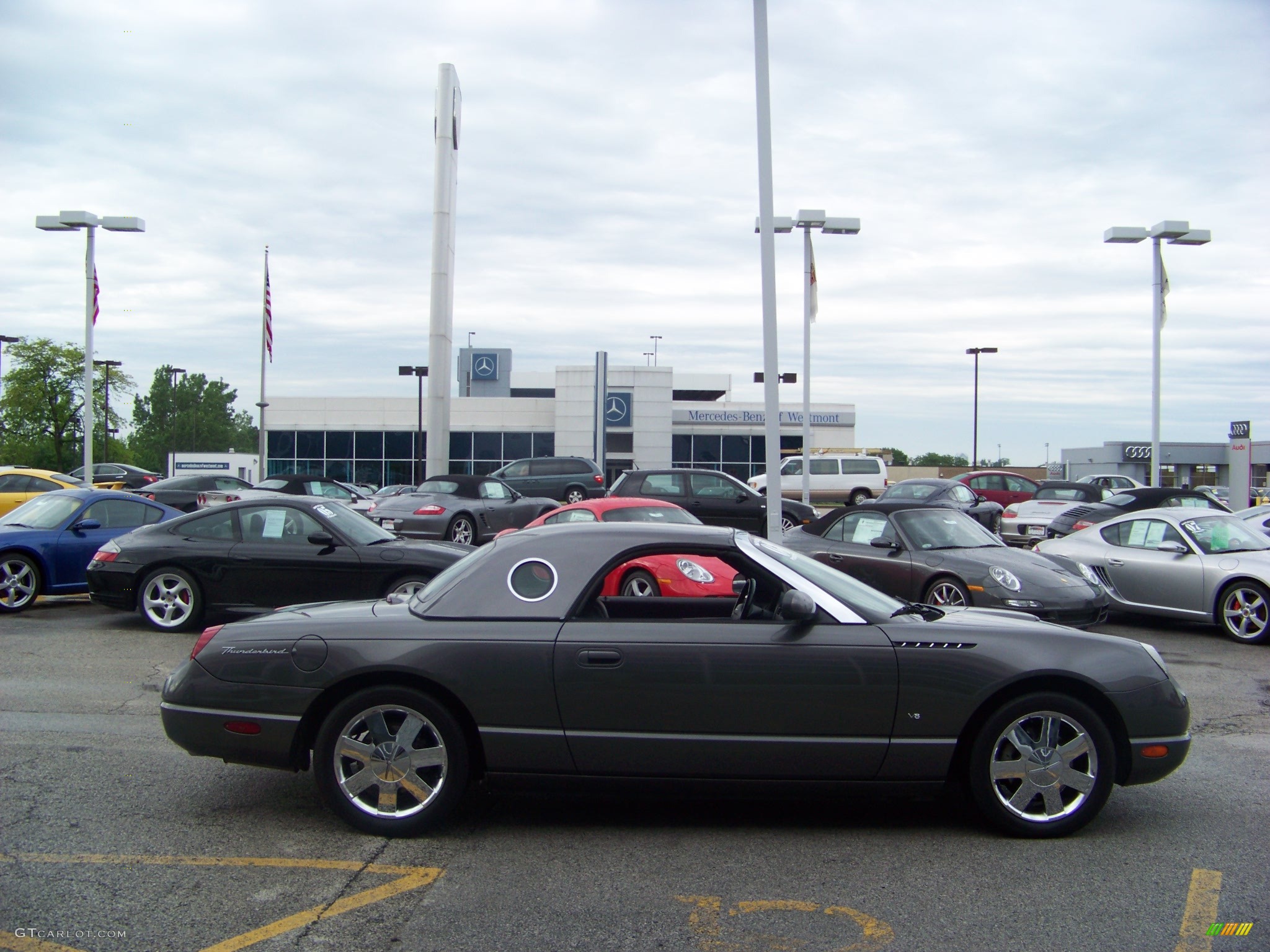 2003 Thunderbird Premium Roadster - Mountain Shadow Grey / Black Ink photo #4